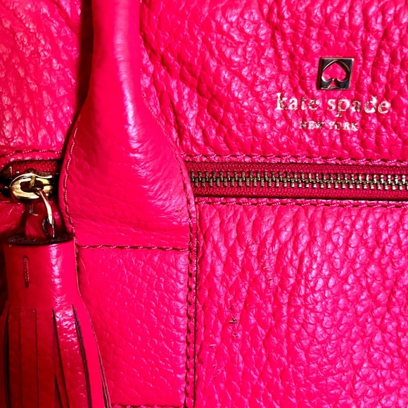 AUTHENTIC Kate Spade ♠️ Southport Avenue Alessa Zinnia Pink Satchel Hand… - Picture 4 of 9